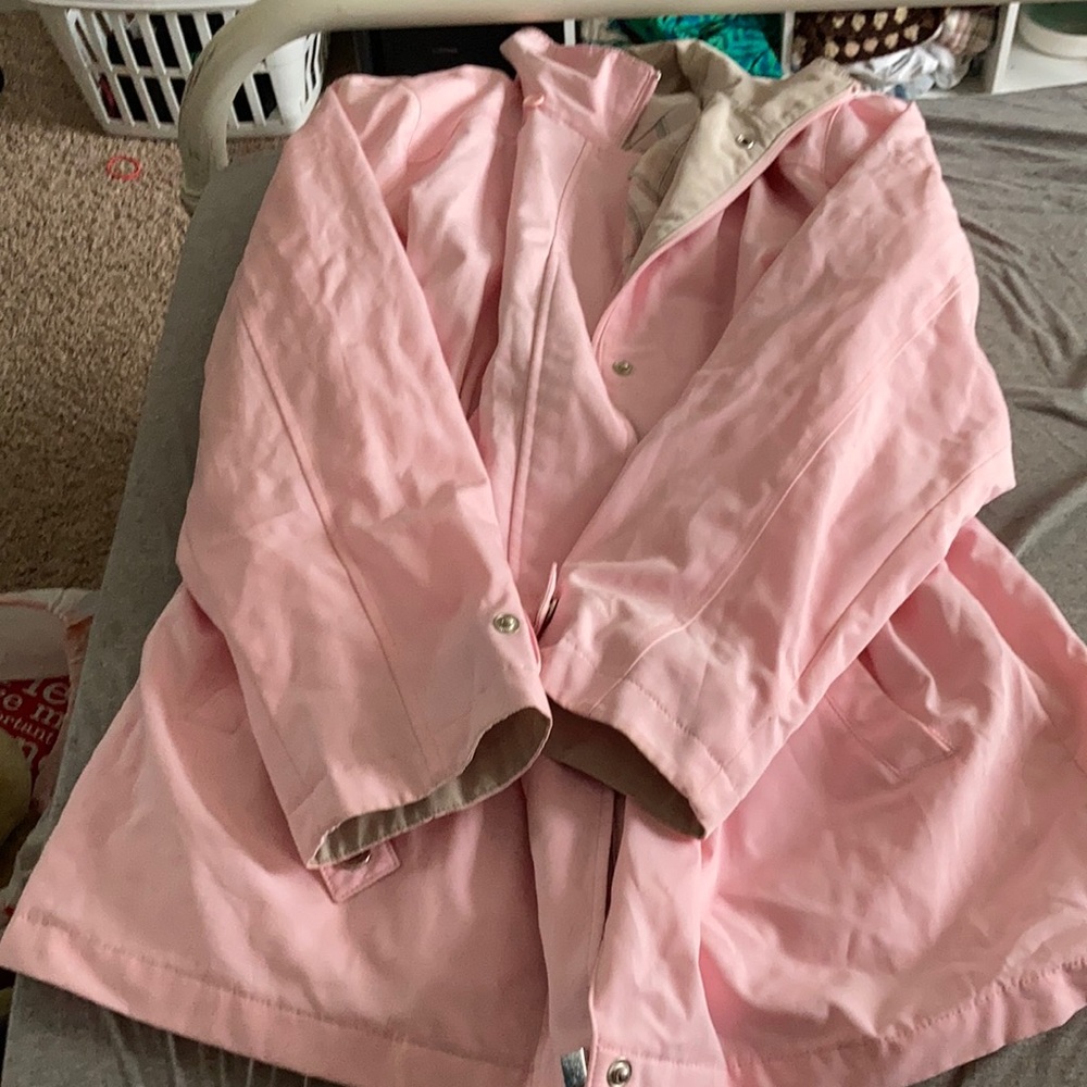 pink Liz Claiborne jacket. size large.